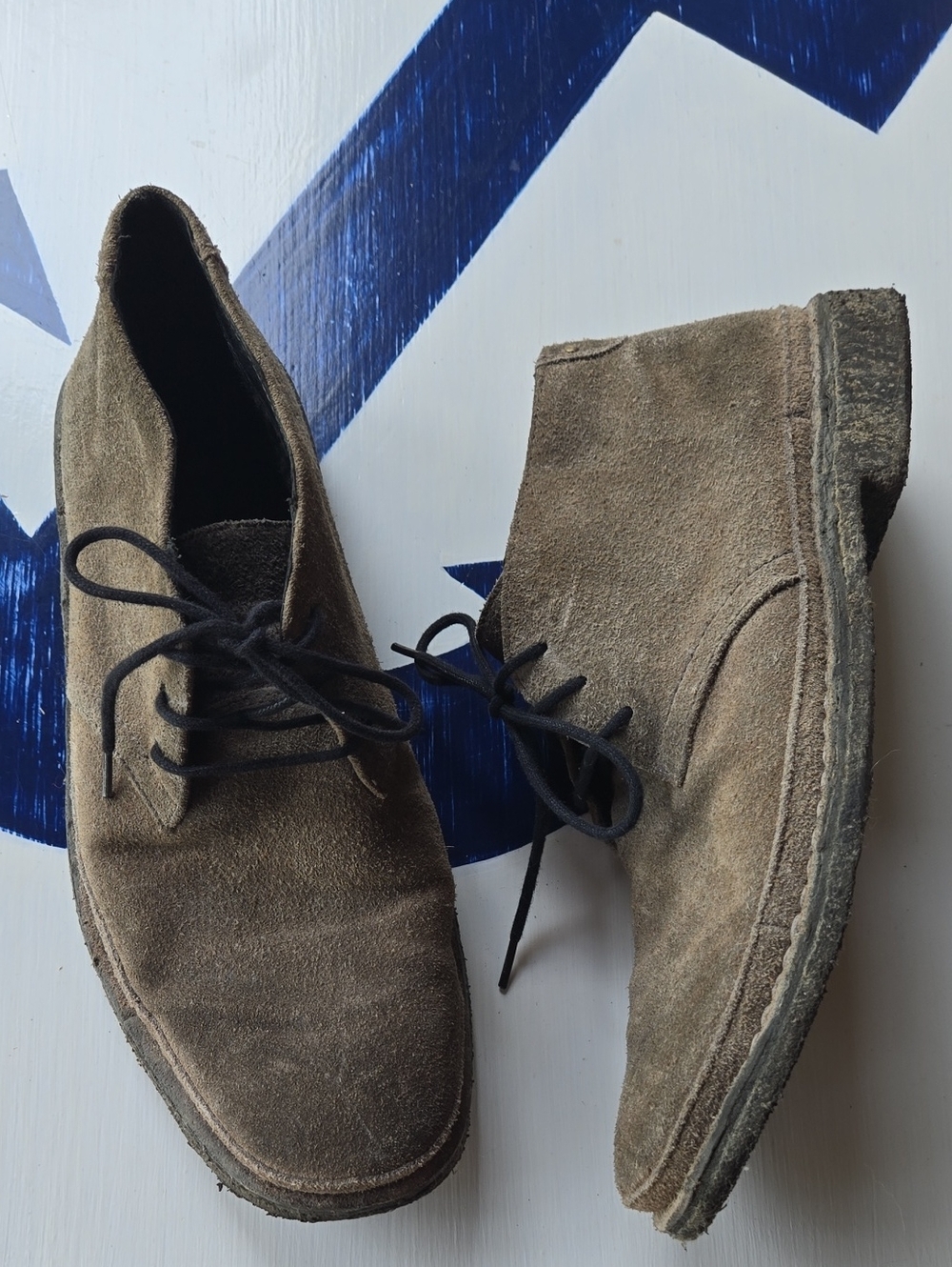 RJ Colt "Oscar" Olive Green Suede Chukka Boot Size 10.5